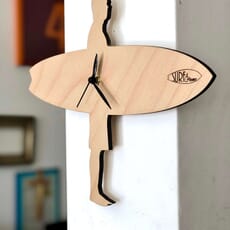 Wood Surf Clock